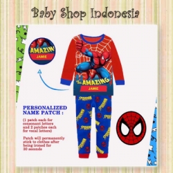 LU396 piyama little spiderman  large